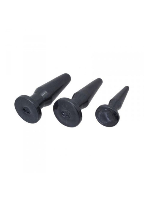 Toyz4lovers Plug, korek analny-TPE ANAL plug, korek analny 3 SIZES/ SET