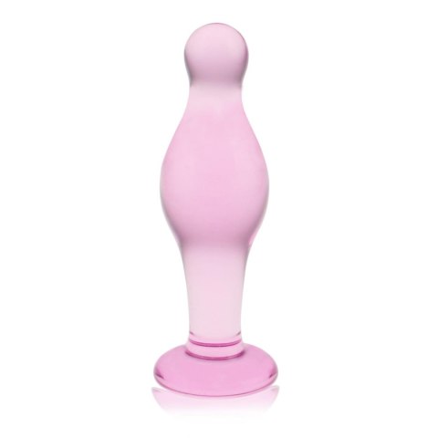 Szklany korek analny, plug 4.5"" Glass Romance Pink Szklany korek analny, plug 4.5"" Glass Romance Pink