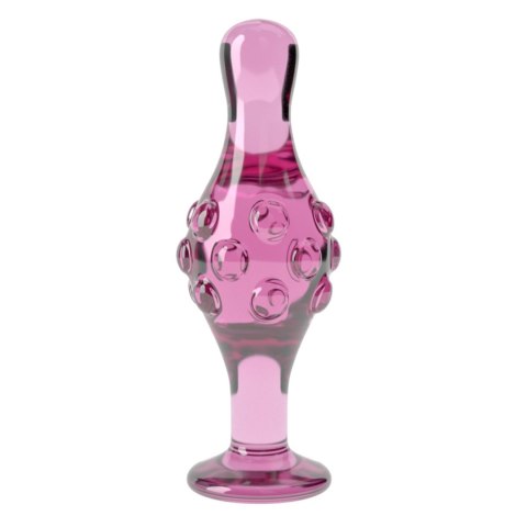 Szklany korek analny, plug 4.5"" Glass Romance Pink Szklany korek analny, plug 4.5"" Glass Romance Pink