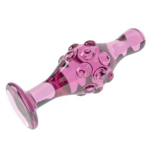 Szklany korek analny, plug 4.5"" Glass Romance Pink Szklany korek analny, plug 4.5"" Glass Romance Pink
