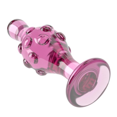 Szklany korek analny, plug 4.5"" Glass Romance Pink Szklany korek analny, plug 4.5"" Glass Romance Pink