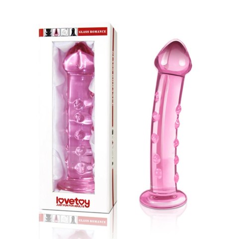 Lovetoy 7.5"" Glass Romance Pink Lovetoy 7.5"" Glass Romance Pink