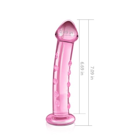 Lovetoy 7.5"" Glass Romance Pink Lovetoy 7.5"" Glass Romance Pink
