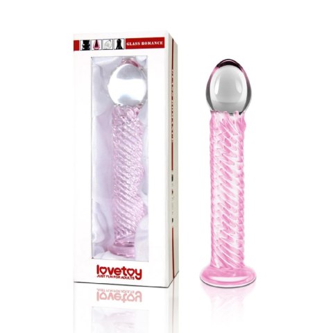 Lovetoy 7.5"" Glass Romance Pink Lovetoy 7.5"" Glass Romance Pink