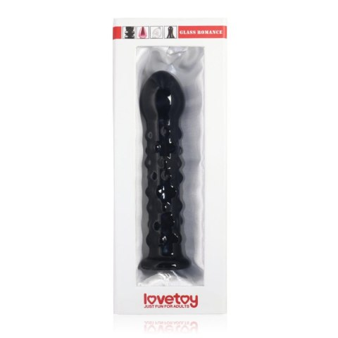 Lovetoy 7"" Glass Romance Black Lovetoy 7"" Glass Romance Black