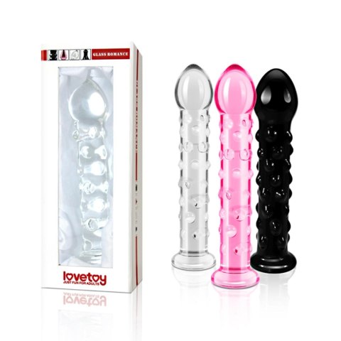 Lovetoy 7"" Glass Romance Black Lovetoy 7"" Glass Romance Black