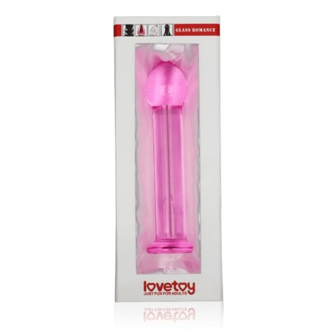 Lovetoy 7"" Glass Romance Pink Lovetoy 7"" Glass Romance Pink