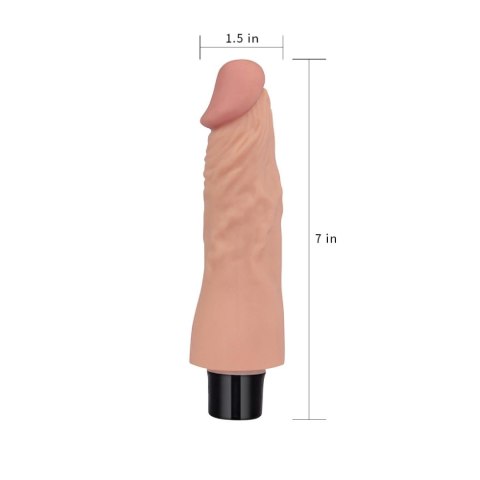 Lovetoy 7"" REAL SOFTEE Vibrating Dildo Lovetoy 7"" REAL SOFTEE Vibrating Dildo