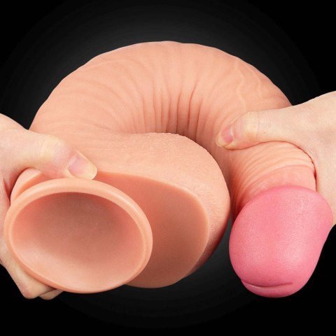 Lovetoy 12"" Dual Layered Platinum Silicone Cock Lovetoy 12"" Dual Layered Platinum Silicone Cock