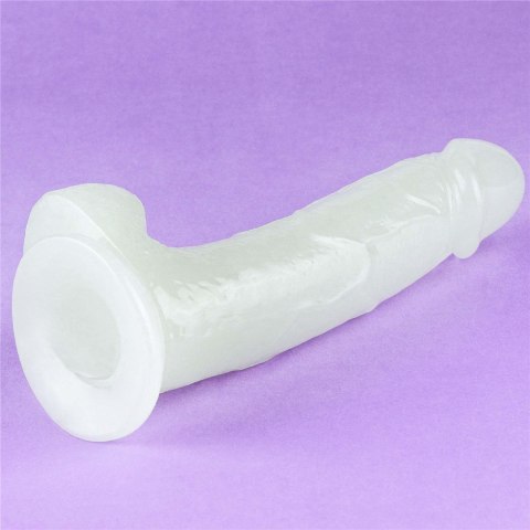 Penis dildo 19 cm, świeci w ciemności Penis dildo 19 cm, świeci w ciemności