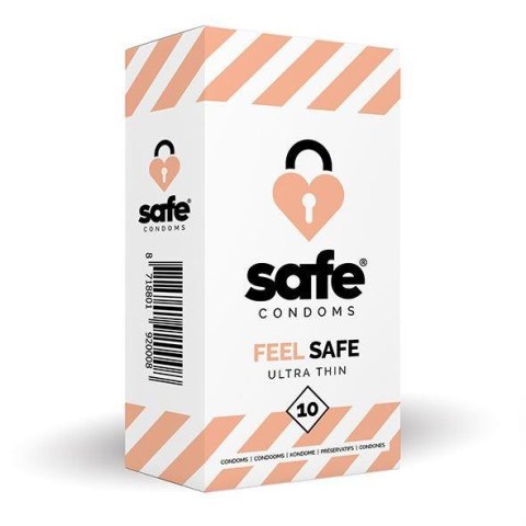 Safe SAFE - Condoms Feel Safe Ultra Thin (10 pcs) Safe SAFE - Condoms Feel Safe Ultra Thin (10 pcs)