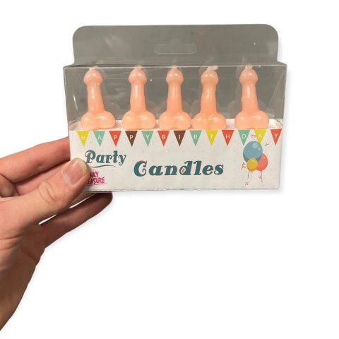 Kinky Pleasure Świeczki-Party Penis Candles 5pcs Pack Flesh Kinky Pleasure Świeczki-Party Penis Candles 5pcs Pack Flesh