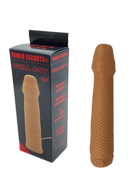 Power Escorts Drill Boy 03 - vibro with remote Power Escorts Drill Boy 03 - vibro with remote