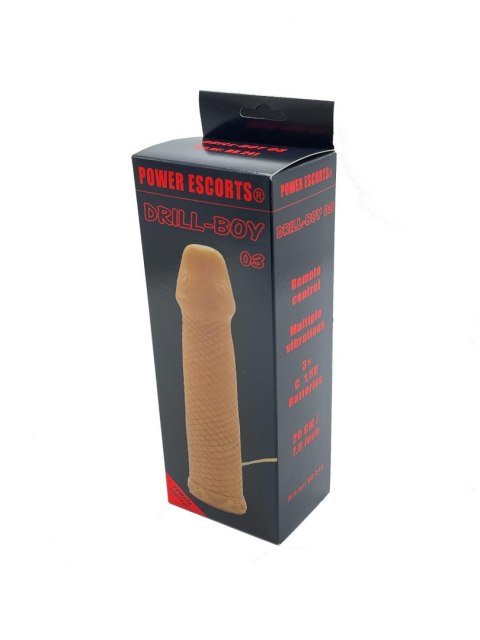 Power Escorts Drill Boy 03 - vibro with remote Power Escorts Drill Boy 03 - vibro with remote