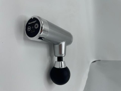 Power Escorts Massage gun mini silver Power Escorts Massage gun mini silver