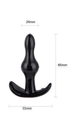 Power Escorts Plug, korek analny-Rocket Anchor Plug, korek analny 8,5cm Black Power Escorts Plug, korek analny-Rocket Anchor Plug, korek analny 8,5cm Black