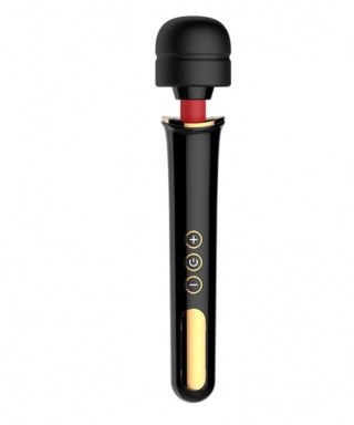 Power Escorts Powerwand, różdżka, mikrofon gold black big size wand, różdżka, mikrofon wibrator, wand, różdżka, mikrofon 22 speed rech