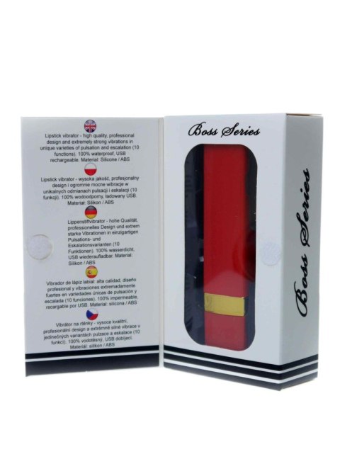 Stymulator, wibrator Szminka Wibrator do łechtaczki - red Stymulator, wibrator Szminka Wibrator do łechtaczki - red