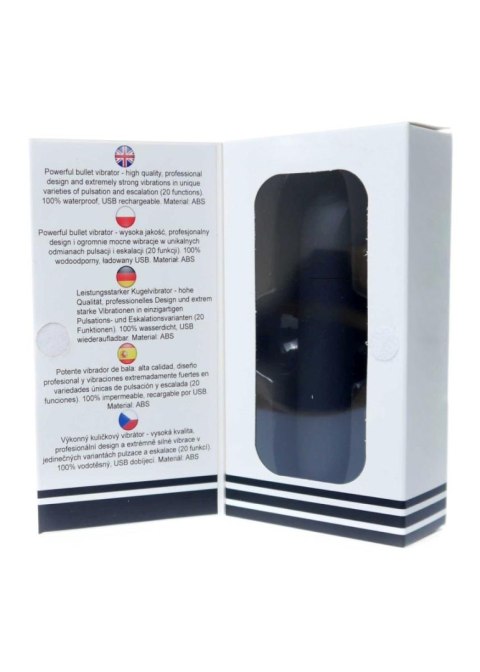 Wibrator Magic Stymulator, wibrator-Mini wibrator Powerful mini wibrator wibrator USB 20 Functions - Matt Black