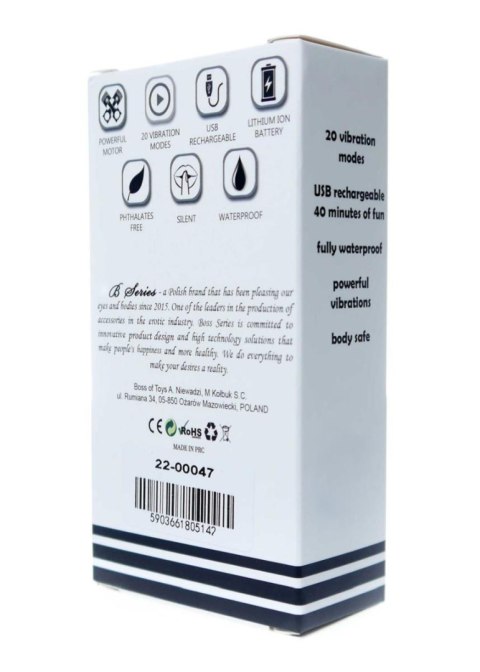 Wibrator Magic Stymulator, wibrator-Mini wibrator Powerful mini wibrator wibrator USB 20 Functions - Matt Black