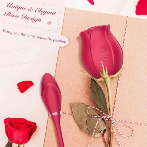 Wibrator różyczka, róża, Wibrator ROSE Miss Coyness USB 20 function Wibrator różyczka, róża, Wibrator ROSE Miss Coyness USB 20 function
