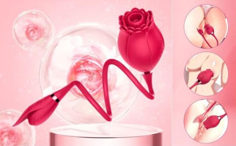 Wibrator różyczka, róża, Wibrator ROSE Miss Coyness USB 20 function Wibrator różyczka, róża, Wibrator ROSE Miss Coyness USB 20 function