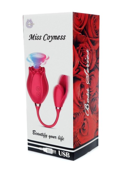 Wibrator różyczka, róża, Wibrator ROSE Miss Coyness USB 20 function Wibrator różyczka, róża, Wibrator ROSE Miss Coyness USB 20 function
