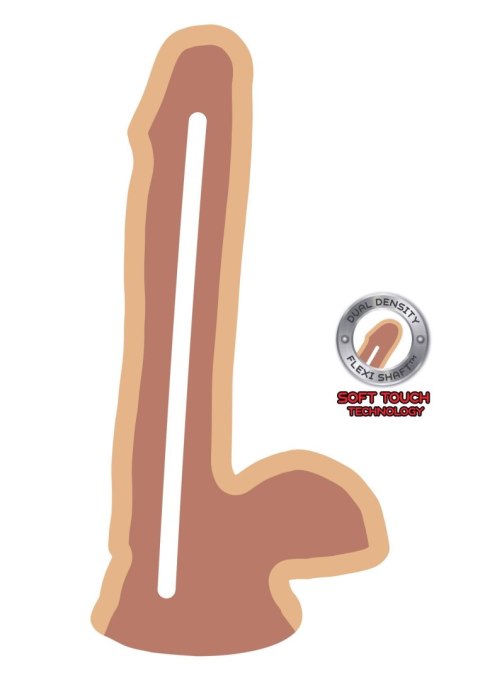 TOYJOY Dual Density Dildo 6 in. Balls Light skin tone TOYJOY Dual Density Dildo 6 in. Balls Light skin tone