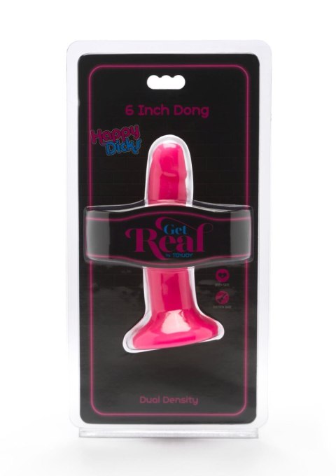 TOYJOY Happy Dicks Dong 6 inch Pink TOYJOY Happy Dicks Dong 6 inch Pink