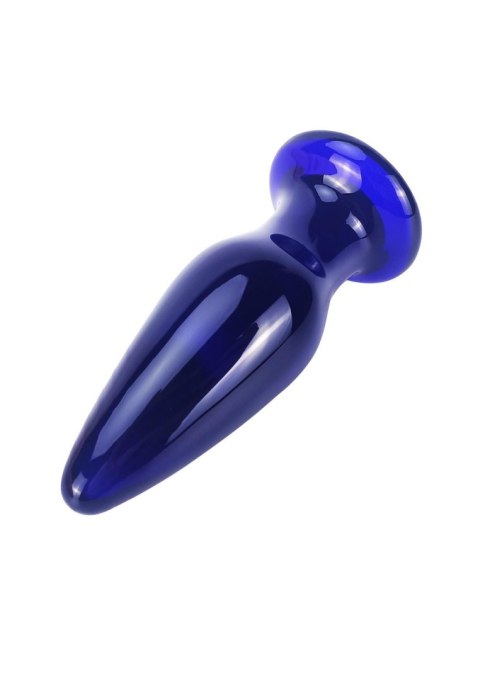TOYJOY The Shining Glass Buttplug, korek analny Blue TOYJOY The Shining Glass Buttplug, korek analny Blue