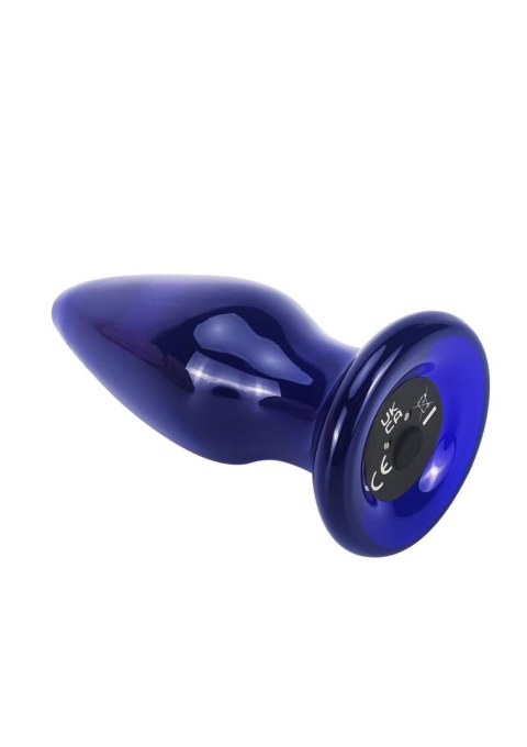 TOYJOY The Shining Glass Buttplug, korek analny Blue TOYJOY The Shining Glass Buttplug, korek analny Blue