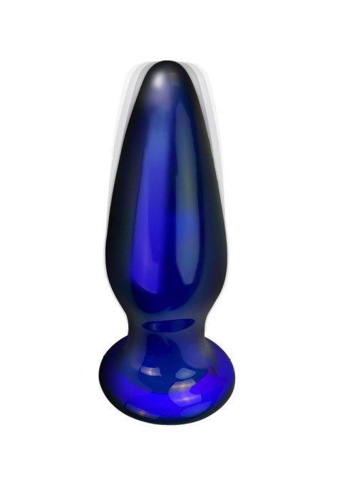 TOYJOY The Shining Glass Buttplug, korek analny Blue TOYJOY The Shining Glass Buttplug, korek analny Blue