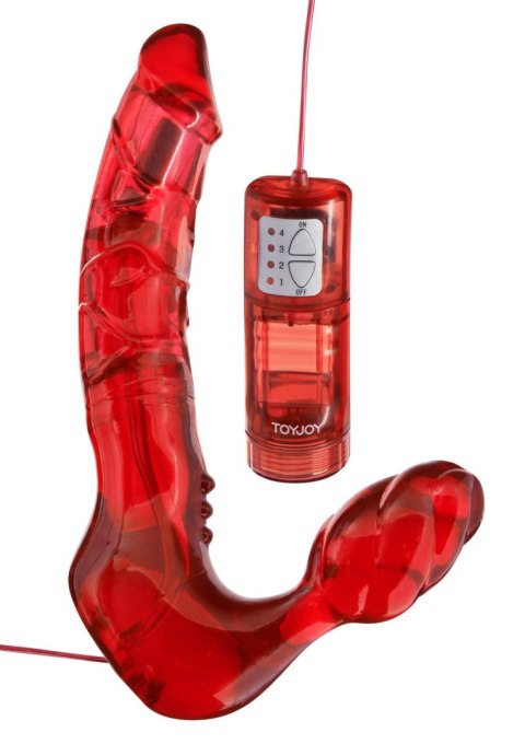 TOYJOY Bend Over Boyfriend Vibrator Red TOYJOY Bend Over Boyfriend Vibrator Red