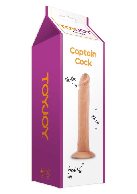 TOYJOY Captain Cock 23 cm Dong Light skin tone TOYJOY Captain Cock 23 cm Dong Light skin tone