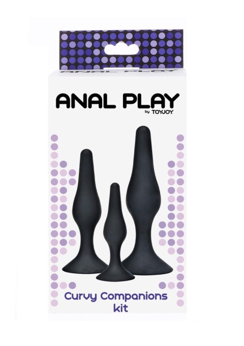 TOYJOY Curvy Companions Kit 3pcs Black TOYJOY Curvy Companions Kit 3pcs Black