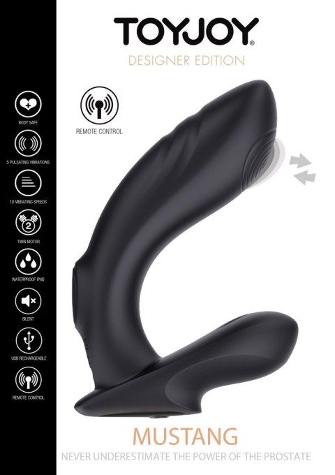 TOYJOY Mustang Prostate Massager Black TOYJOY Mustang Prostate Massager Black