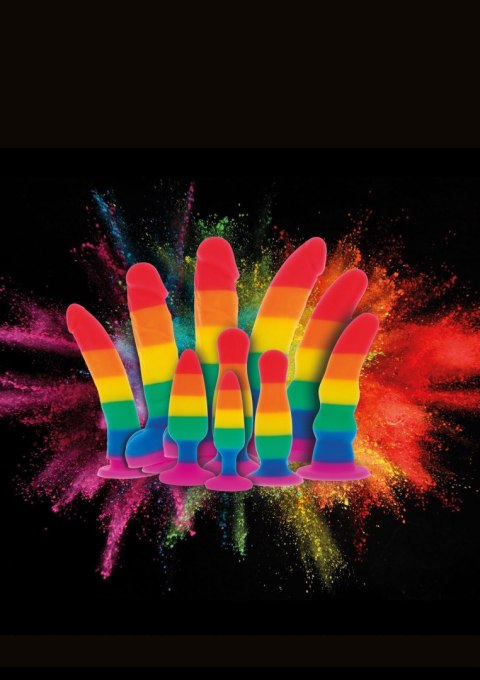 Tęczowy korek TOYJOY Twink Plug, korek analny Medium Rainbow Tęczowy korek TOYJOY Twink Plug, korek analny Medium Rainbow