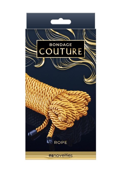 NS Novelties Bondage Couture Rope 7.5 Meter Gold NS Novelties Bondage Couture Rope 7.5 Meter Gold
