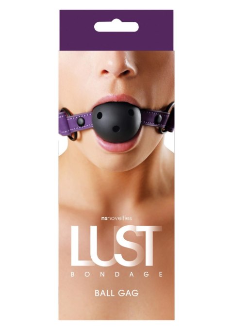 NS Novelties Lust Bondage Ball Gag Purple NS Novelties Lust Bondage Ball Gag Purple