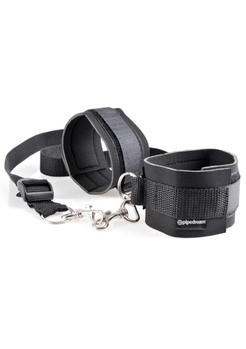 Pipedream Cuff & Tether Set Black Pipedream Cuff & Tether Set Black