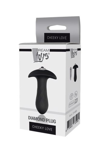 Dream Toys CHEEKY LOVE SINGLE SPEED DIAMOND plug, korek analny