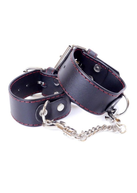 Fetish Boss Series Fetish Boss Series Handcuffs 3 cm Red Lline Fetish Boss Series Fetish Boss Series Handcuffs 3 cm Red Lline