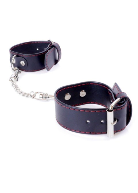 Fetish Boss Series Fetish Boss Series Handcuffs 3 cm Red Lline Fetish Boss Series Fetish Boss Series Handcuffs 3 cm Red Lline