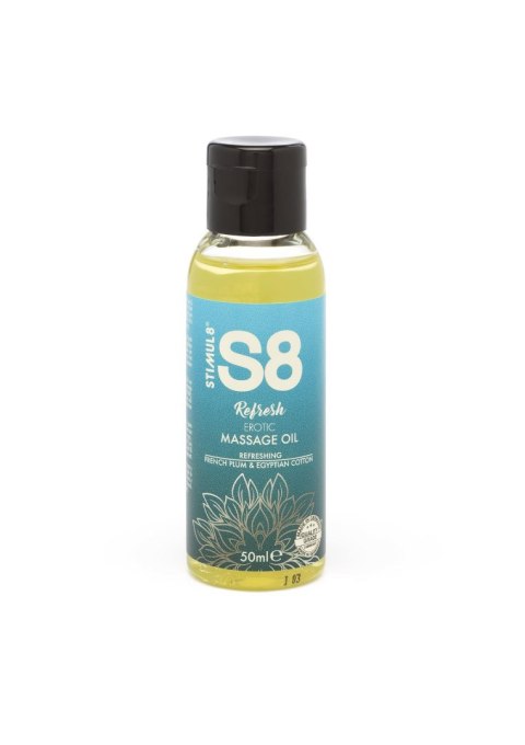 Stimul8 S8 S8 Massage Oil 50ml French Plum & Egyptian Cotton Stimul8 S8 S8 Massage Oil 50ml French Plum & Egyptian Cotton