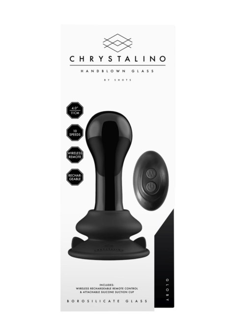Chrystalino Globy - With Suction Cup and Remote - 10 Speed - Black Chrystalino Globy - With Suction Cup and Remote - 10 Speed - Black