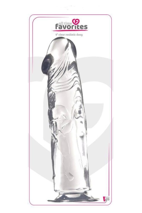 Dream Toys ALL TIME FAVORITES 9INCH CLEAR DONG Dream Toys ALL TIME FAVORITES 9INCH CLEAR DONG