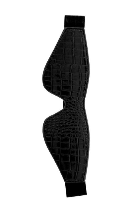 Dream Toys BLAZE BLINDFOLD CROCO BLACK Dream Toys BLAZE BLINDFOLD CROCO BLACK
