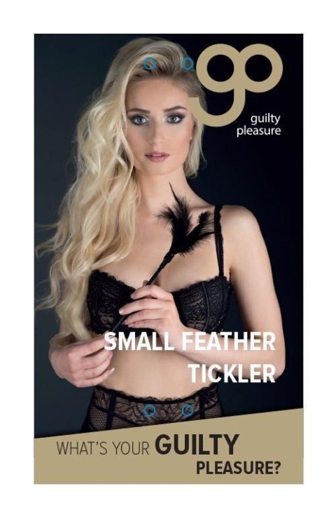 Guilty Pleasure BDSM GP SMALL FEATHER TICKLER BLACK Guilty Pleasure BDSM GP SMALL FEATHER TICKLER BLACK