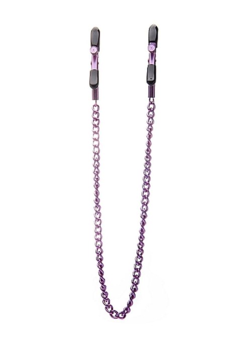Ouch! Adjustable Nipple Clamps - Purple Ouch! Adjustable Nipple Clamps - Purple