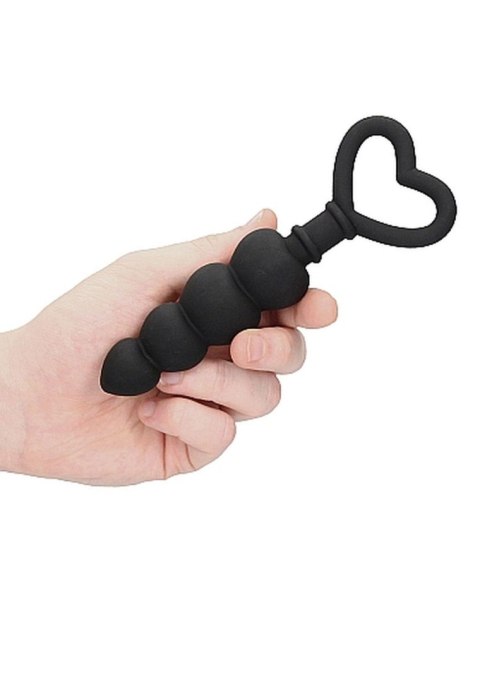 Ouch! Anal Love Beads - Black Ouch! Anal Love Beads - Black